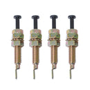 4pcs Universal Car Truck Door Trunk Alarm Light Hood Jamb Pin Switch Bonnet Length: 70mm / 2.75" Screw length: 35mm / 1.37"
