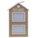 Rustic Home House Wood Photo Frames Home Decor Family Picture Holder Hanging Craft
