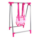 Nursery Room Furniture Decor - ABS Baby Doll Swing Rocking Chair for 9-12inch Reborn Doll for Mellchan Doll Accessories