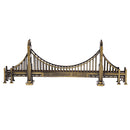 Vintage Metal Golden Gate Bridge Model for Home Bookcase Room Cafe Ornament
