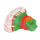 50psc Lovely Christmas Santa Clause Reindeer Paper Hang Tags Gift Labels Wholesale