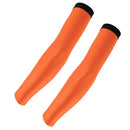 Outdoor Sports Bike Cycling Golf Arm Sleeves Sun UV Rays Protection Comfortable Breathable Arm Warmers Arm Cover 1 Pair Orange L