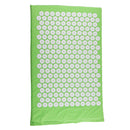 Lightweight Portable Acupressure Massage Mat for Back Pain Relief Stress Muscle Relaxing Blood Circulation Improve Mat Green
