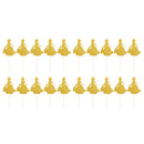 20 Pieces Golden Glitter Princess Cupcake Picks Cake Toppers Party Decor