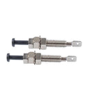 2pcs Universal Car Truck Door Trunk Alarm Light Hood Jamb Pin Switch Bonnet Length: 70mm / 2.75