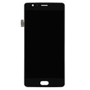 Black Front Outer Glass lens Replacement Compatible with OnePlus One Plus 3+ Screwdriver+ Suction Cup + Crowbars+Picks