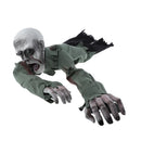 Scary Halloween Bald Crawling Zombie Animated Haunted House Home Bar Night Club Party Decor Prop