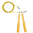 Adjustable Metal Handle Skipping Jump Rope Boxing Fitness Gym Jumping Exercise Fitness Sports Training Rope Gold