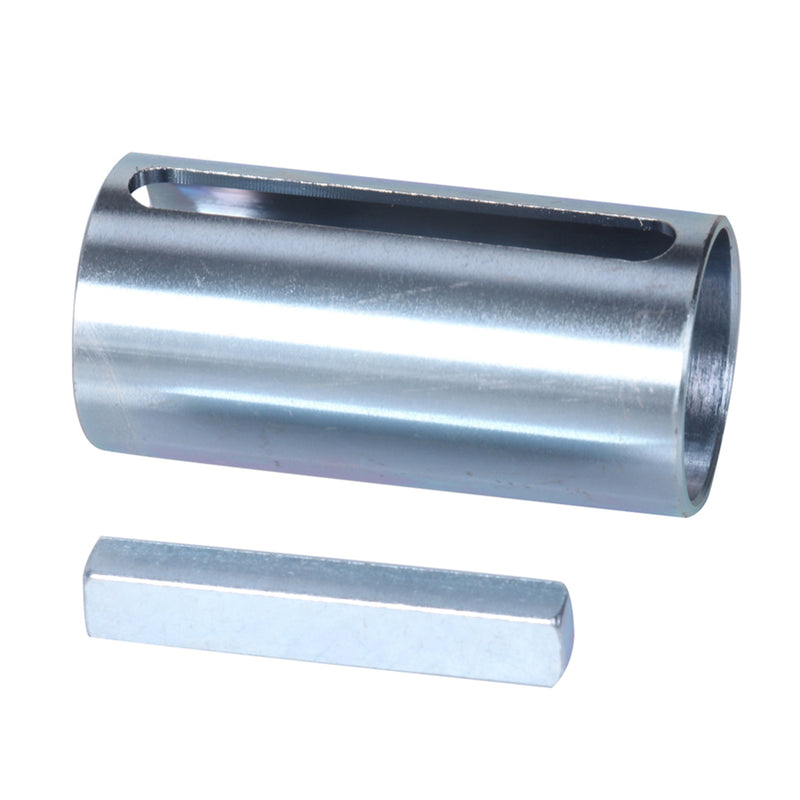 1"- 1 1/8" 1/4" Iron Key Pulley Gas Engine Pulley Crank Shaft Sleeve Adapter