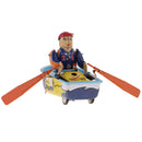 Retro WindUp Rowing Boat w/ Key Clockwork Metal Tin Toys Collectible Gifts-A