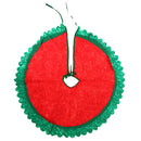 Green Edge Round Christmas Tree Skirt Xmas Tree Supplies 60cm