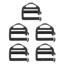 5 Pieces Plastic Webbing Buckle For 25mm Strap Outdoor Backpack Attachment