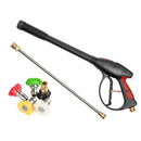 3000PSI High Pressure Car Washer Spray Gun Wand/Lance Nozzle Tips Kit Tool