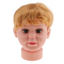 Children Baby Boy Mannequin Manikin Head with Wig for Child Kids Eye Glasses Hat Cap Display