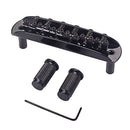 Black Guitar Bridge Assembly for Fender Mustang Guitar with Wrench