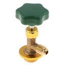 1pcs Low Pressure Dispensing Valve Bottle Opener 1/2 SAE Connector Air Conditioning Gas Bottle Can Tap for R134a Green