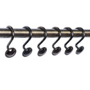 Old Rome Fashion Jewelry Shape Shower Curtain Ring Hook Hanger Set of 12Pcs