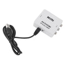 Mini Composite AV CVBS 3RCA to HDMI Video Converter Adapter 720p 1080p