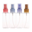 4 Piece 50ml Plastic Refillable Spray Bottle Perfume Lotion Liquid Container