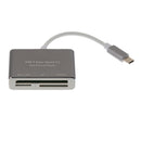 Type C OTG 3.0 to TF SD CF Cards Reader Adapter Aluminium Alloy Super Speed