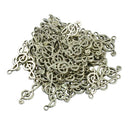 50 Piece Music Symbols Shape Alloy Pendants Charms for Jewelry Making Craft