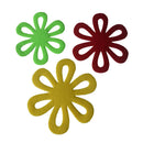 6pcs Flower Dining Table Pot Mat Trivet Easter Christmas Party DÃ©cor