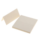 25 Piece Simple Cream White Blank Cards Wedding Party Place Cards Number Cards