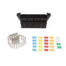 Car 20 Way Standard Blade Fuse Box Holder Distribution Block Fusebox