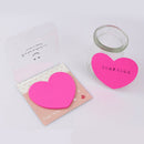 1Piece of Staples Stickies 3x3 Inch Assorted Simple Memo Pad Heart Design