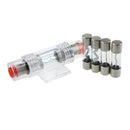 Car Audio Stereo 4/8 Gauge Wire AGU Fuse Holder with 4 Pieces 60A AGU Fuses