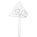 Brain Teaser Toy Triangle Lock Ring Toy Chinese Rings Puzzle Brain