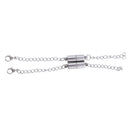 2pcs Magnetic Barrel & Lobster Clasps for Jewelry Necklace Bracelet Making Findings Accessories Connector for DIY Craft Supplies - 4.21 x 0.20 inch