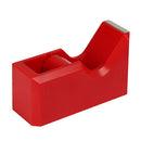Heavy Duty Desktop Tape Dispenser Portable Office Adhesive Roll Holder-Red