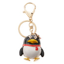 Cute QQ Penguin Car Bag Keychain Key Ring Chain Purse Bag Keyring Keyfob Charm Pendant