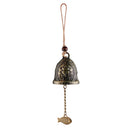 Portable Feng Shui Fortune Wind Chime Two Fishes Hanging Bell for House Car Door Pendant Decoration