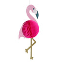 Hawaiian Tropical Paper Hanging Honeycomb Flamingo Party Decoration