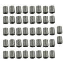 50 Pieces Wheel Tire Valve Stem Caps For TPMS Standard Valve Grey