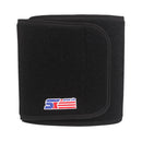 Men Women Waist Belt Trainer Sweat Enhancer Wrap Muscle Back Support Black