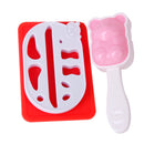 Panda Shape Sushi Rice Ball Mold Mould Maker Bento DIY Tool w/ Nori Punch