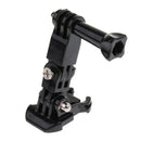 Helmet Curved J-Hook Adhesive Buckle Mount Flat Base w/ ScrewS for GoPro Hero 3 3+ 4 5 Sports Camera