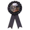 Pumpkin Award Rosette Badge Halloween Party Pin Brooch Favour Gift