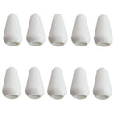 10Pcs White 4mm Plastic Toggle Switch Tips Knobs Cap for ST SQ Electric Guitars