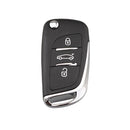 3BTN Flip Remote Key Fob Case Shell For Citroen C2 C3 Peugeot 308 406 408