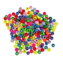 200 Pieces Mix Colors Oval Wooden Spacer Beads European Style Large Hole Wood Charm Beads Barrel DIY Beading Crafts