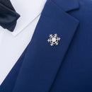 Christmas Brooch Snowflake Corsage Banquet Collar Pins for Wedding Ornaments