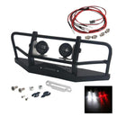 Front Bumper with 4led light Land Rover For 1/10 Crawler Wraith D90 SCX10