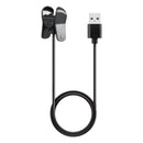 USB Cable Charger, Replacement Data Sync USB Charging Cable Clip Charger for Garmin Vivosmart 3 Sport Watch, BLACK