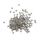 100 Pieces Zinc Metal Alloy Spacer Beads Star Tibetan Silver Color About 6mm(0.24")x3mm(0.12"|), 1mm Hole DIY Jewelry Making Necklace Bracelet Findings