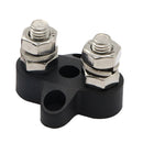 Black Junction Block Power Post Set Insulated Terminal Stud 5/16 inch Stainless