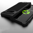 Aluminium Full-body Rugged Bumper Phone Case Protector Cover for Samsung Galaxy Note 8 Black